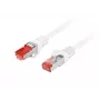 Võrgukaabel LANBERG PCF6-10CU-0050-W Cat6 S/FTP (S-STP) Valge 0.5 m RJ-45–RJ-45