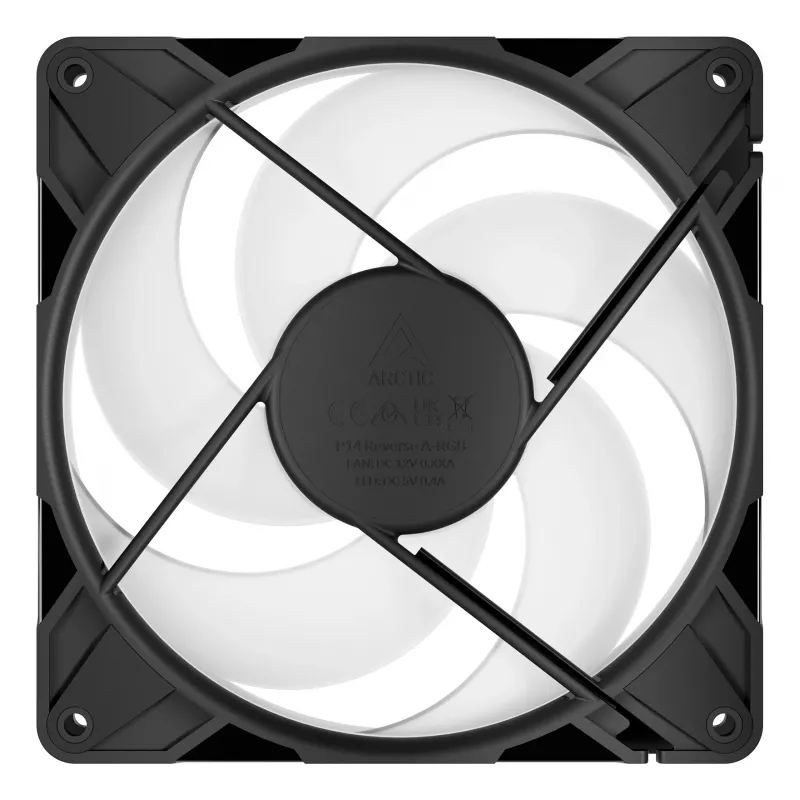 ARCTIC Freezer P14 Pro Reverse A-RGB - 3 tk - 140 mm A-RGB PWM ventilaator kaablijaoturiga