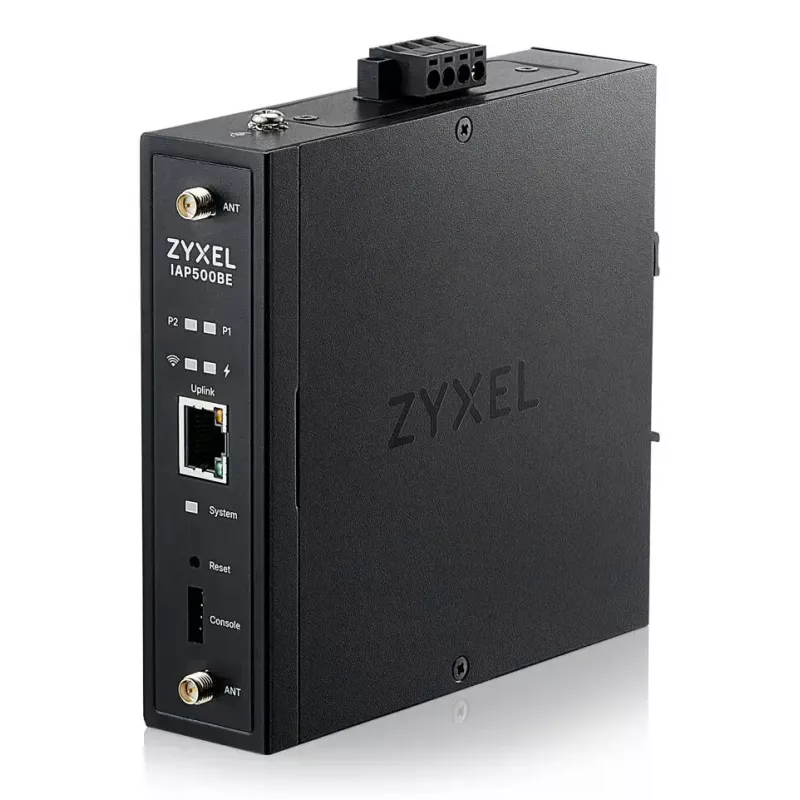 Juhtmevaba pääsupunkt Zyxel IAP500BE — kaheribaline 2,4/5 GHz, 5012 Mbit/s, PoE, 1×RJ-45, välised antennid, must