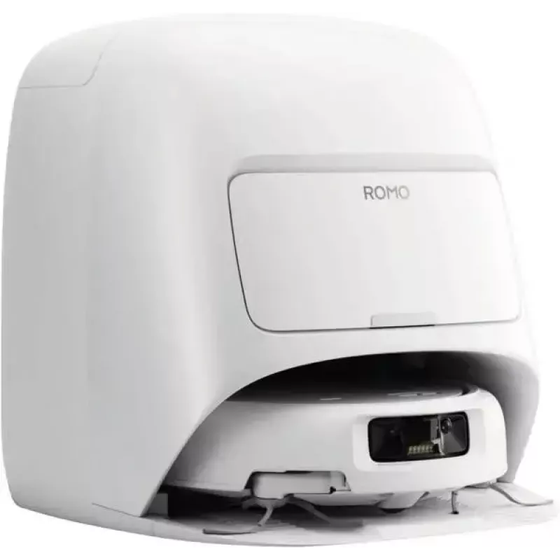 Robottolmuimeja ja -mopiga DJI ROMO S (veepaagi versioon) — valge, 4,4 kg, 0,26 L tolm, 4 L puhas / 3,2 L must vesi paagid, 5000 mAh
