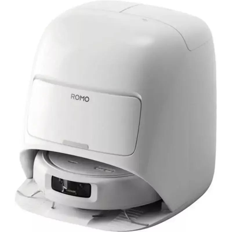 Robottolmuimeja ja -mopiga DJI ROMO S (veepaagi versioon) — valge, 4,4 kg, 0,26 L tolm, 4 L puhas / 3,2 L must vesi paagid, 5000 mAh