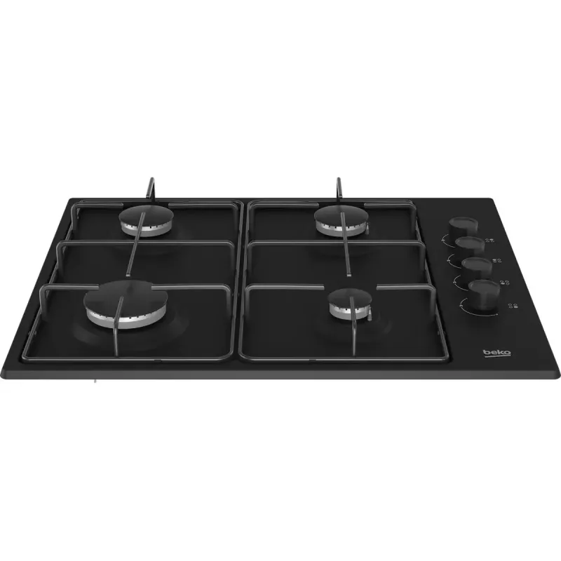 Sisseehitatud gaasipliit Beko HIBG64120SB, 4 tsooni, mehaaniline juhtimine