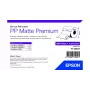 Isekleepuvad stantsitud printerisildid Epson 7113421 — Valge, 7,6×12,7 cm, 3840 tk (4 rulli × 960)