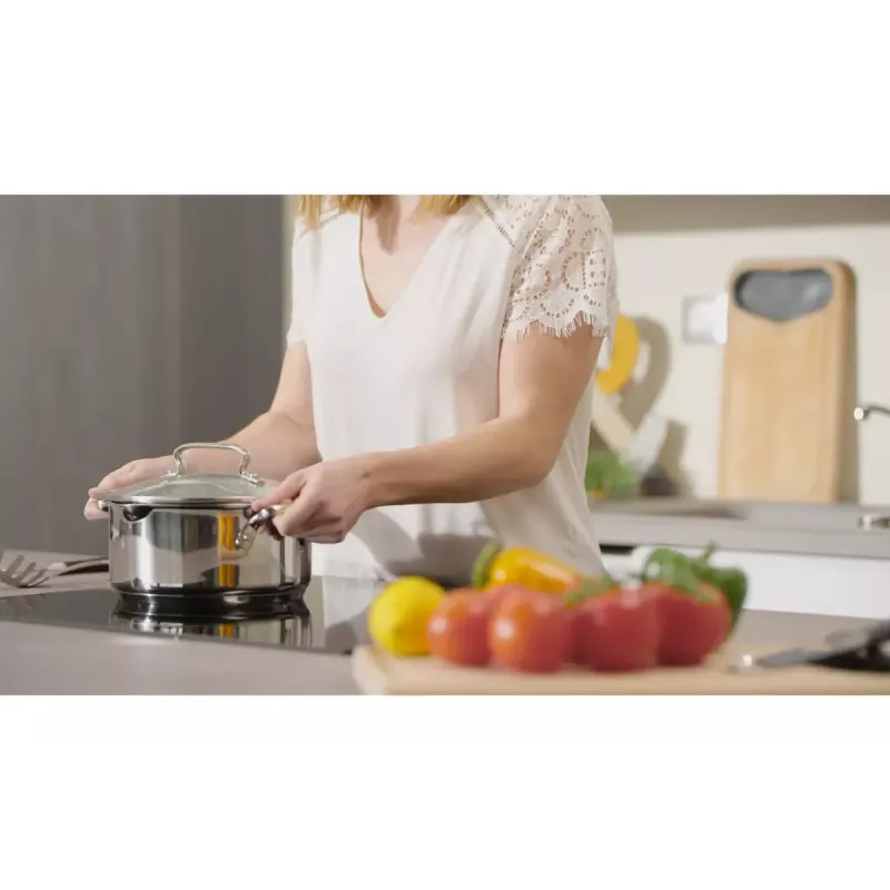 Keedukomplekt Tefal Duetto+ G719S7, roostevaba teras, 7 tk (kastrulid Ø16/20/24 cm, pajapott Ø16 cm), induktsioon, kaaned, ahjukindel kuni 250°C