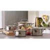 Keedukomplekt Tefal Duetto+ G719S7, roostevaba teras, 7 tk (kastrulid Ø16/20/24 cm, pajapott Ø16 cm), induktsioon, kaaned, ahjukindel kuni 250°C