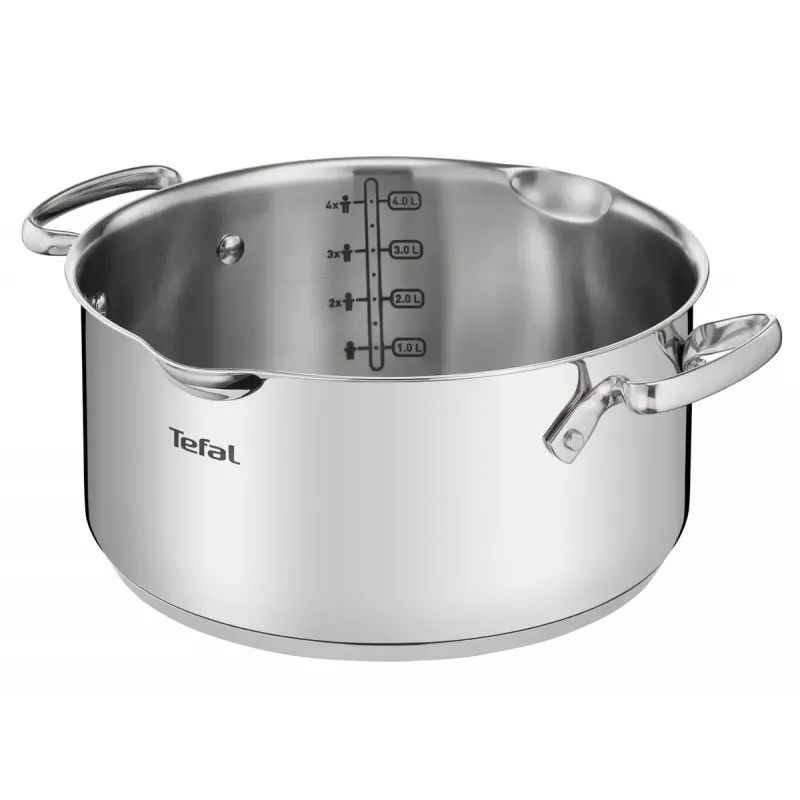 Keedukomplekt Tefal Duetto+ G719S7, roostevaba teras, 7 tk (kastrulid Ø16/20/24 cm, pajapott Ø16 cm), induktsioon, kaaned, ahjukindel kuni 250°C