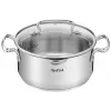 Keedukomplekt Tefal Duetto+ G719S7, roostevaba teras, 7 tk (kastrulid Ø16/20/24 cm, pajapott Ø16 cm), induktsioon, kaaned, ahjukindel kuni 250°C