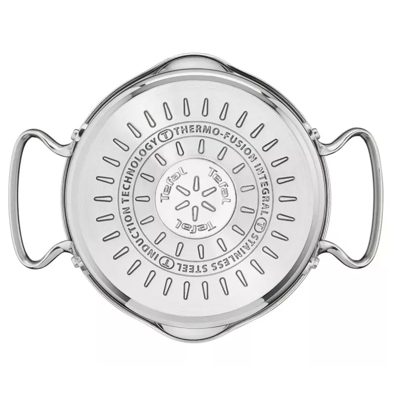 Keedukomplekt Tefal Duetto+ G719S7, roostevaba teras, 7 tk (kastrulid Ø16/20/24 cm, pajapott Ø16 cm), induktsioon, kaaned, ahjukindel kuni 250°C