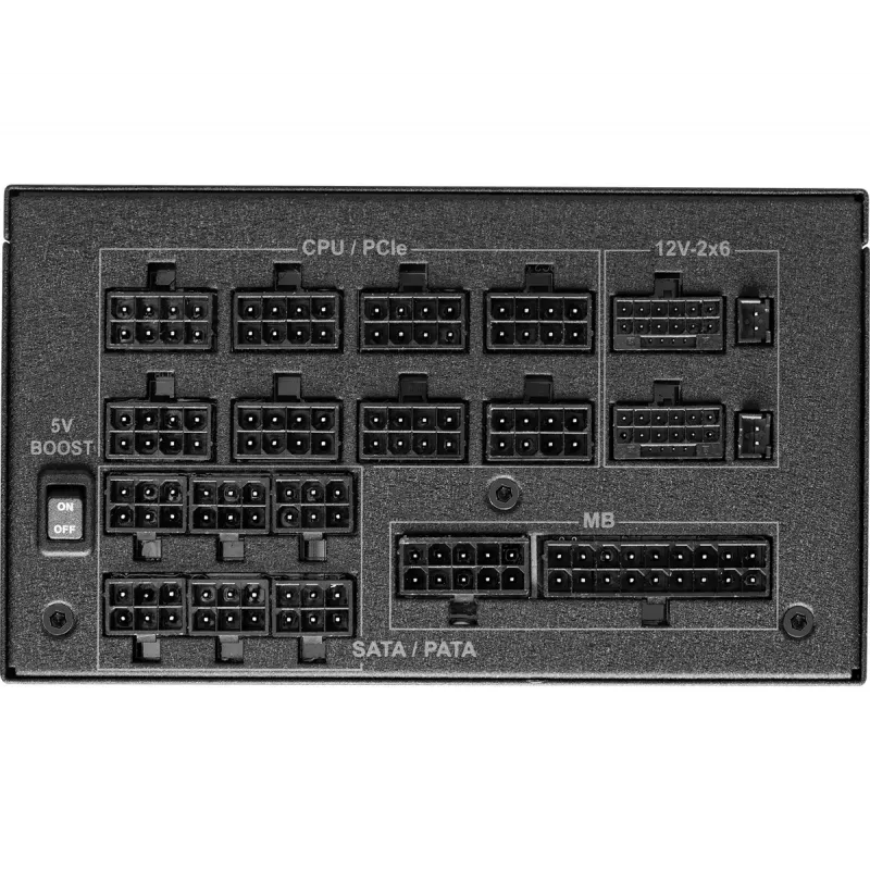 Toiteplokk ASROCK Taichi TC-1650T 1650 W 20+4 kontakti ATX 80 PLUS Titanium, 135 mm ventilaator, must
