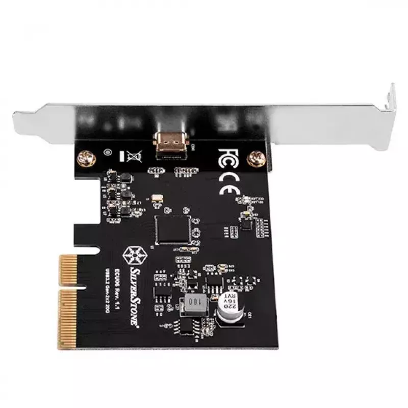 Silverstone ECU06 Sisemine USB 3.2 Gen 2 adapter PCIe madalprofiil