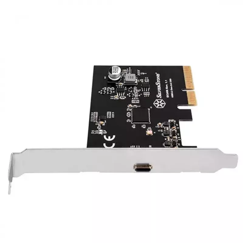 Silverstone ECU06 Sisemine USB 3.2 Gen 2 adapter PCIe madalprofiil