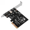 Silverstone ECU06 Sisemine USB 3.2 Gen 2 adapter PCIe madalprofiil
