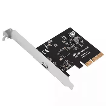 Silverstone ECU06 Sisemine USB 3.2 Gen 2 adapter PCIe madalprofiil