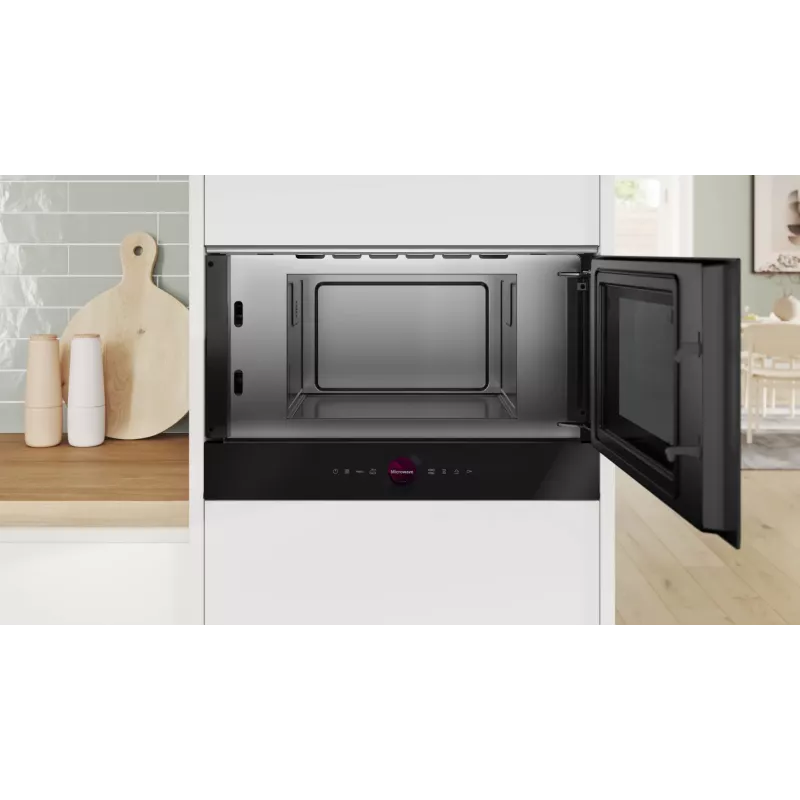 Bosch Serie 8 BFR7221B1 mikrolaineahi Must Solo-mikrolaineahi Sisseehitatav 21 L 900 W
