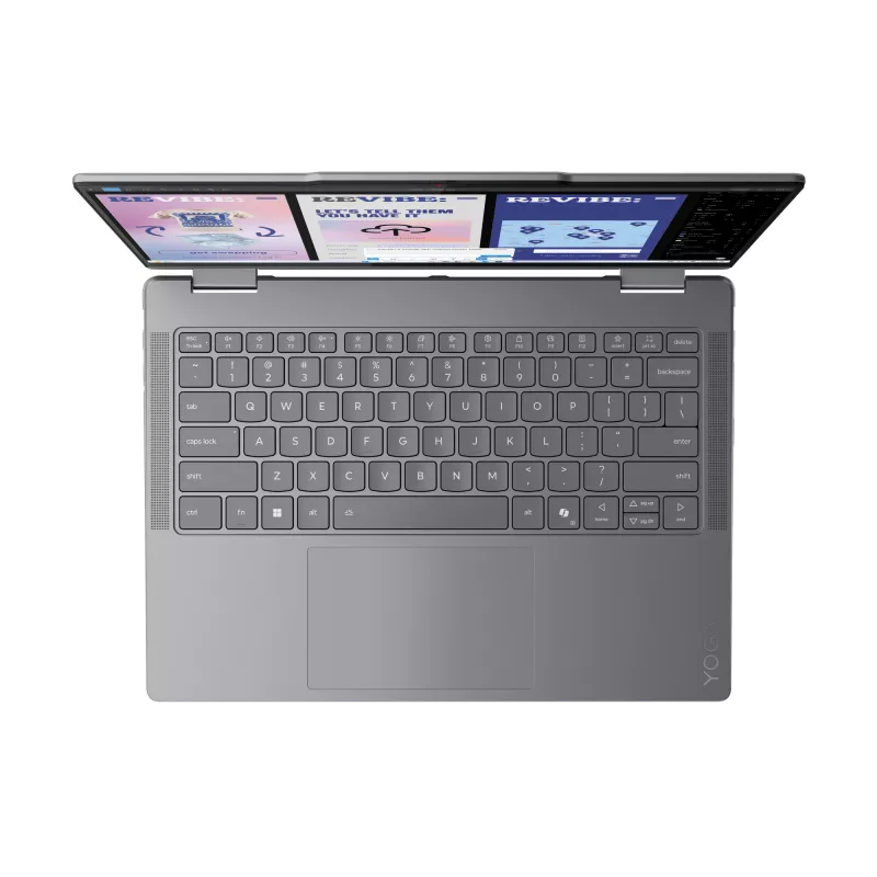 Sülearvuti Lenovo YOGA 7 2-in-1 14 tolli Ultra 5 226V, 16GB LPDDR5x, 1TB NVMe, OLED WUXGA, Windows 11 Home, Luna Grey