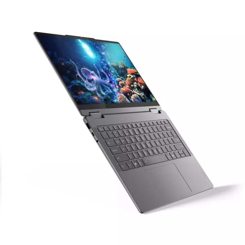 Sülearvuti Lenovo YOGA 7 2-in-1 14 tolli Ultra 5 226V, 16GB LPDDR5x, 1TB NVMe, OLED WUXGA, Windows 11 Home, Luna Grey