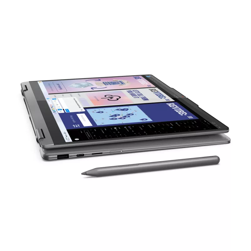 Sülearvuti Lenovo YOGA 7 2-in-1 14 tolli Ultra 5 226V, 16GB LPDDR5x, 1TB NVMe, OLED WUXGA, Windows 11 Home, Luna Grey