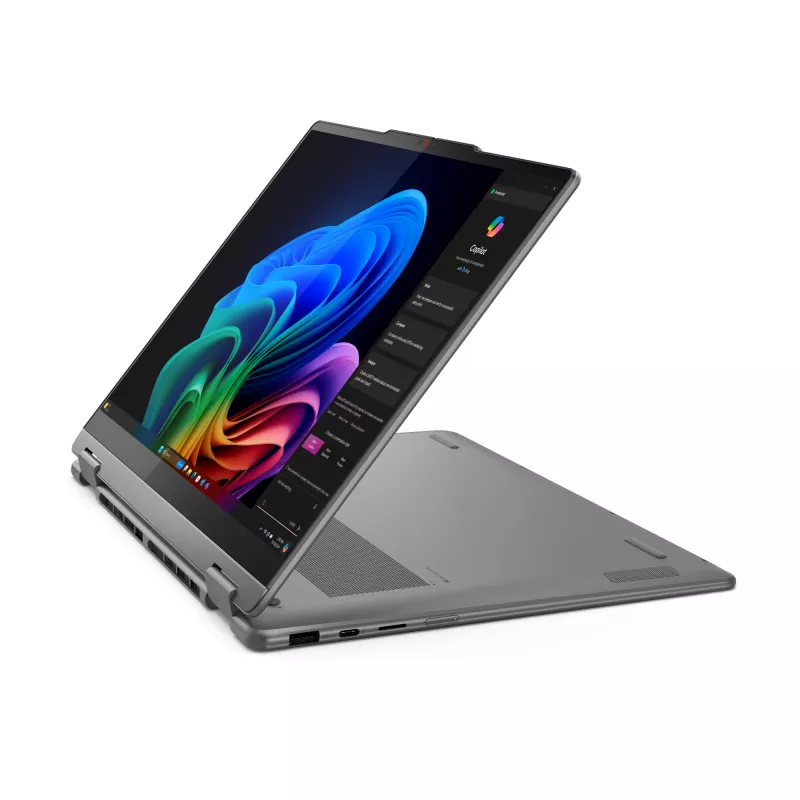 Sülearvuti Lenovo YOGA 7 2-in-1 14 tolli Ultra 5 226V, 16GB LPDDR5x, 1TB NVMe, OLED WUXGA, Windows 11 Home, Luna Grey