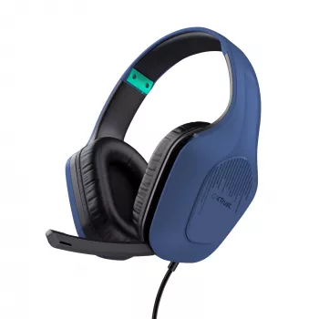 Trust GXT 415B Zirox Peakomplekt Juhtmega Peapael Mängimine Sinine