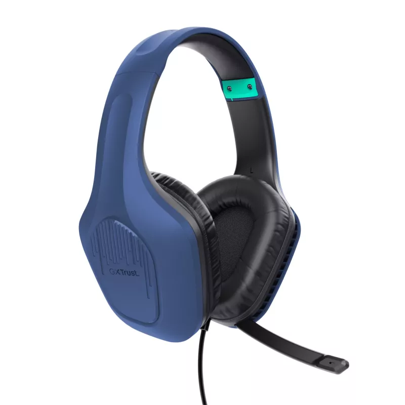 Trust GXT 415B Zirox Peakomplekt Juhtmega Peapael Mängimine Sinine