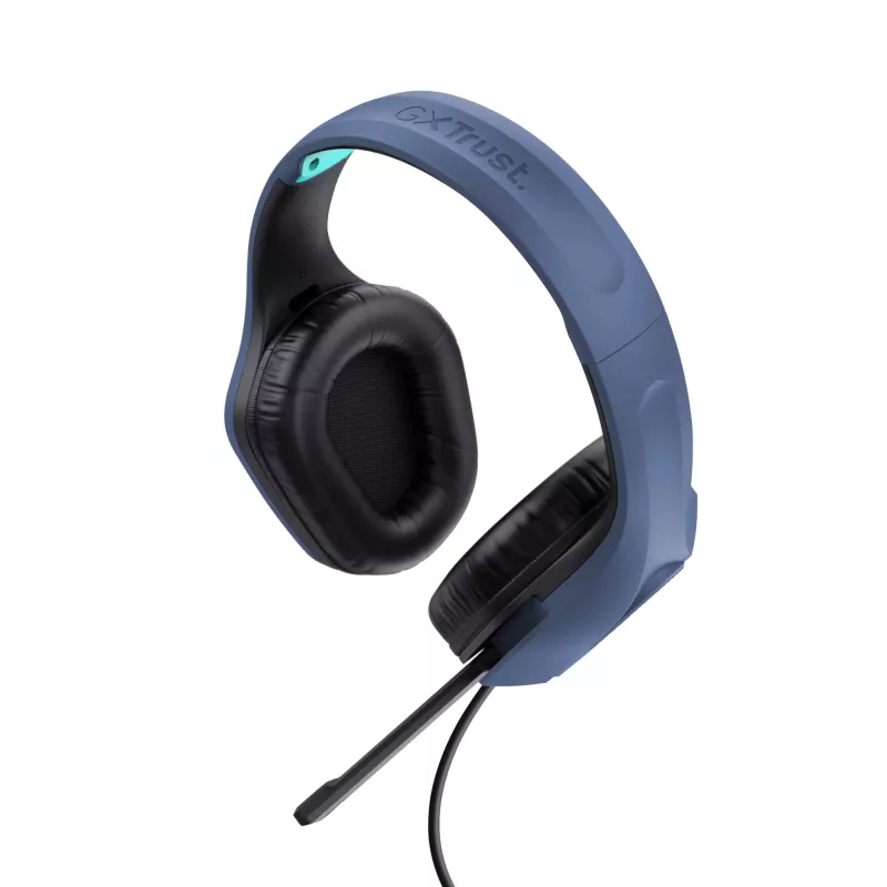 Trust GXT 415B Zirox Peakomplekt Juhtmega Peapael Mängimine Sinine