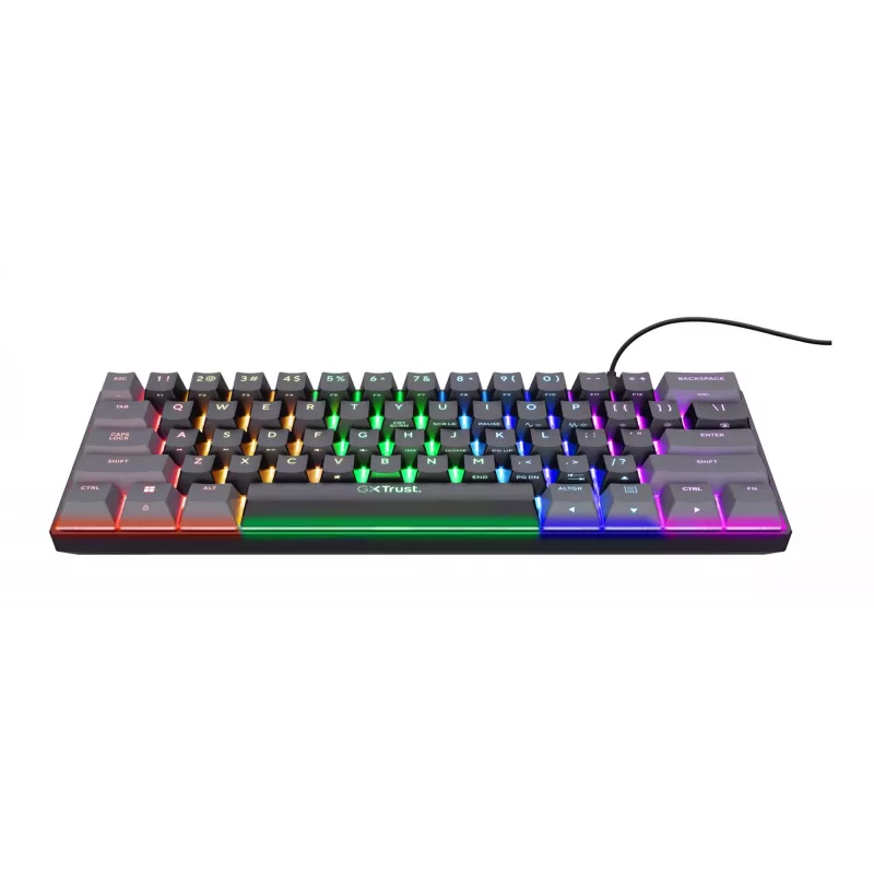 Trust GXT 867 Acira klaviatuur Mängimiseks USB QWERTY US English Must