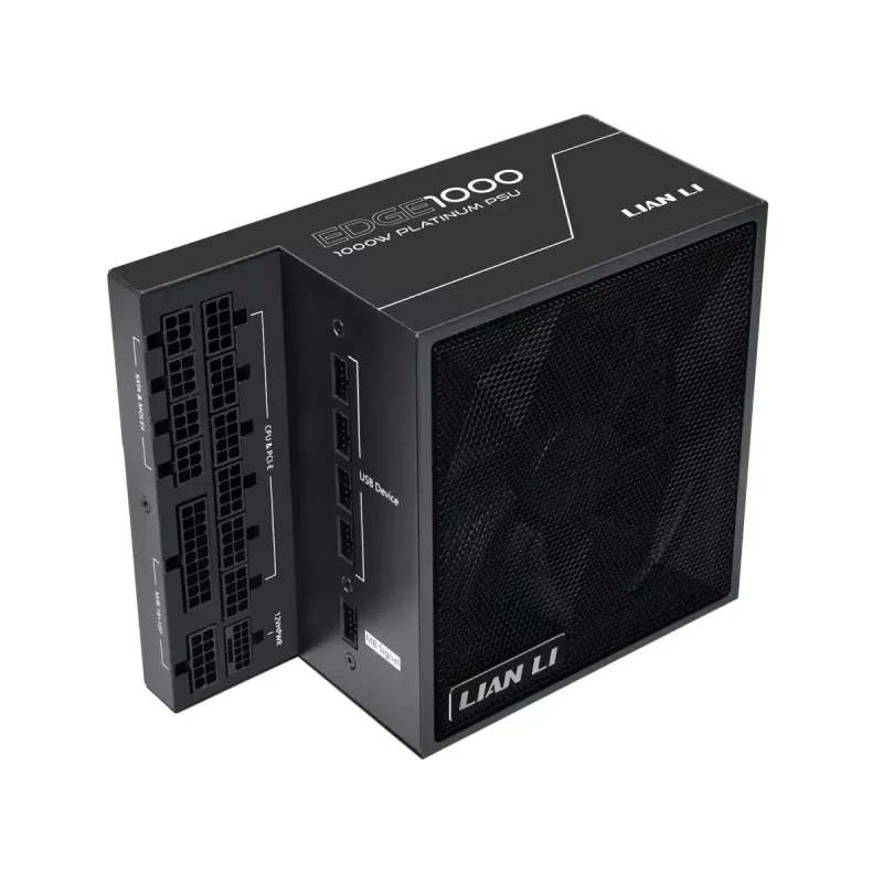 Lian Li EDGE EG1000 1000 W ATX 3.1 toiteplokk, 80 PLUS Platinum, must