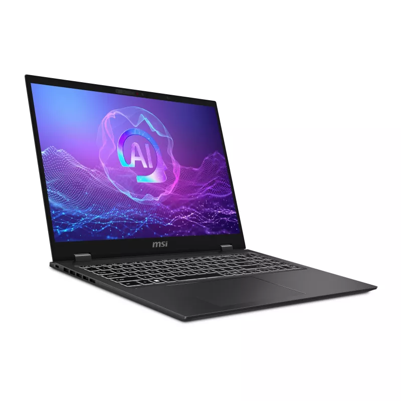 MSI Prestige 16 AI+ Evo B2VMG-017NL Copilot+ PC Intel Core Ultra 9 288V sülearvuti 40,6 cm (16 inch) UHD+ 32 GB LPDDR5x-SDRAM 1 TB SSD Wi-Fi 7 (802.11be) Windows 11 Pro Hall