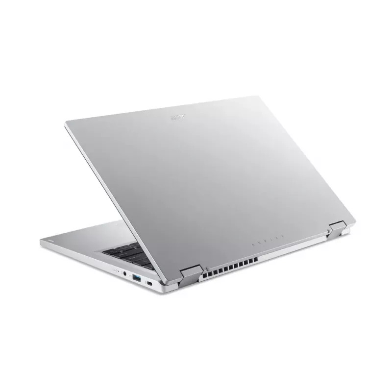 Hübriidne (2-ühes) sülearvuti Acer Aspire Go Spin 14 AGSP14-31PT-C72L — 14-tolline WUXGA puutetundlik ekraan, Intel N150, 16 GB LPDDR5, 512 GB SSD, Windows 11 Home, hõbedane