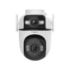 TP-Link Tapo Outdoor Dual Lens Pan/Tilt turvakaamera, IP-turvakaamera, välistingimustesse, juhtmega ja juhtmevaba, laele/seinale/postile, valge, sfääriline