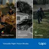 TP-Link Tapo Outdoor Dual Lens Pan/Tilt turvakaamera, IP-turvakaamera, välistingimustesse, juhtmega ja juhtmevaba, laele/seinale/postile, valge, sfääriline