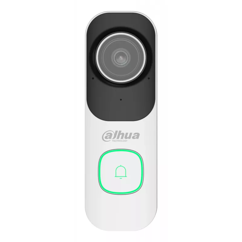 Video uksekell DAHUA DB41AW valge — juhtmega/juhtmeta nutikas uksekell