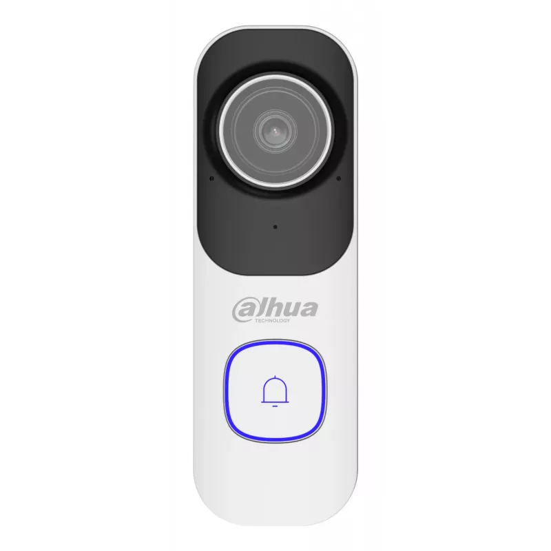 Video uksekell DAHUA DB41AW valge — juhtmega/juhtmeta nutikas uksekell
