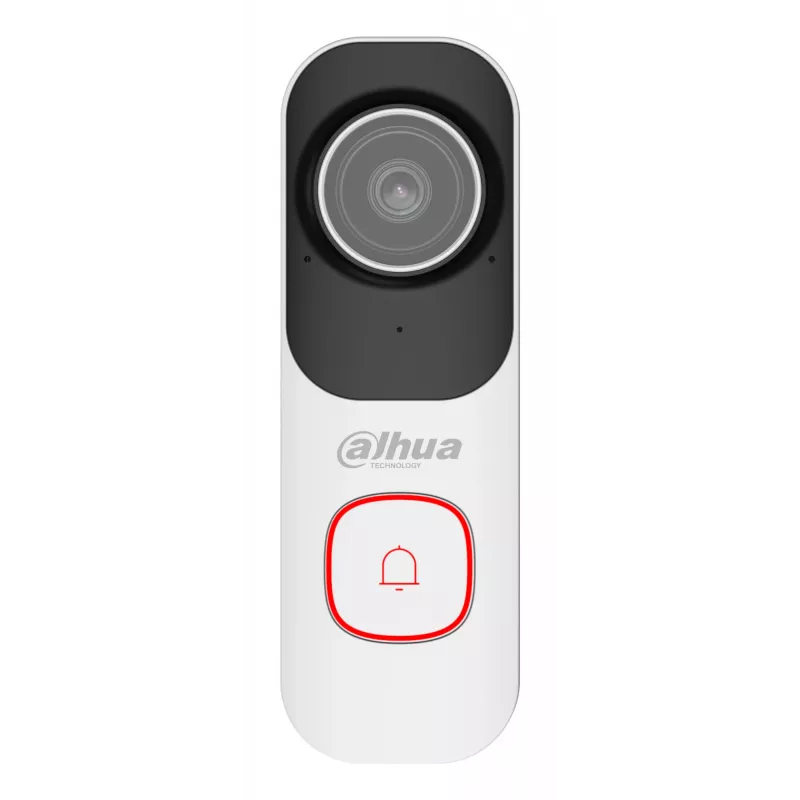 Video uksekell DAHUA DB41AW valge — juhtmega/juhtmeta nutikas uksekell
