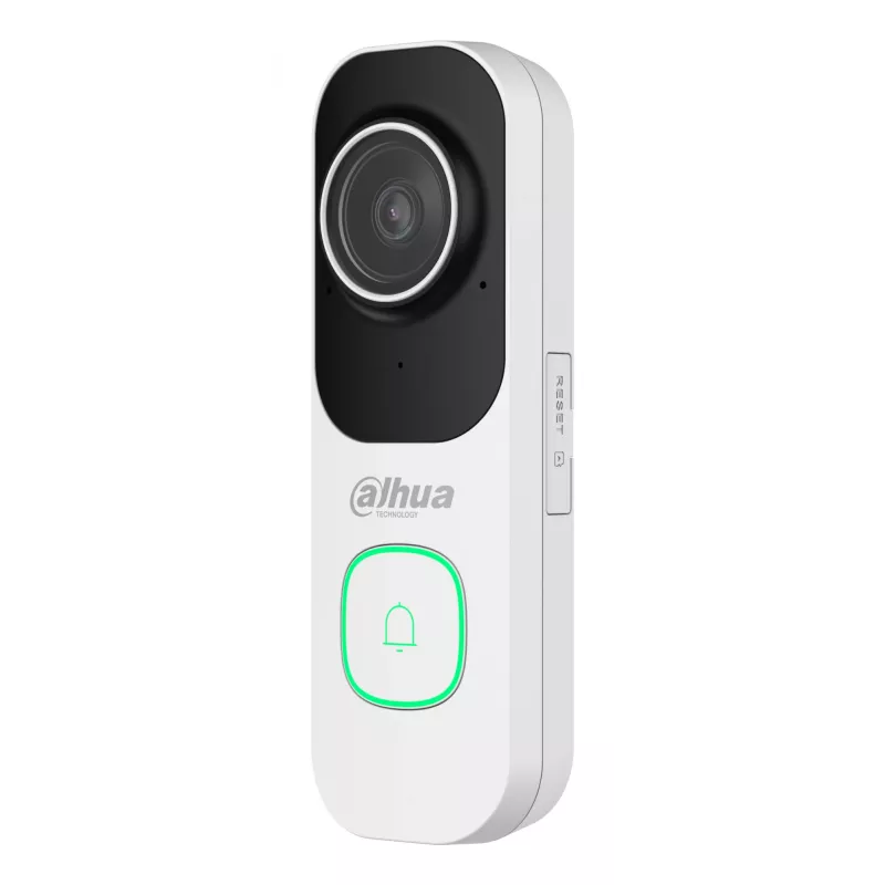 Video uksekell DAHUA DB41AW valge — juhtmega/juhtmeta nutikas uksekell