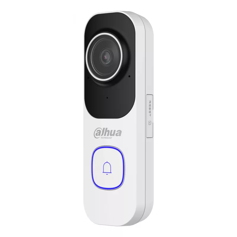 Video uksekell DAHUA DB41AW valge — juhtmega/juhtmeta nutikas uksekell