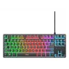 Numbrivaba mänguklaviatuur TRUST GXT 833 Thado, TKL 87 klahvi, USB, QWERTY US, membraan, RGB, Must