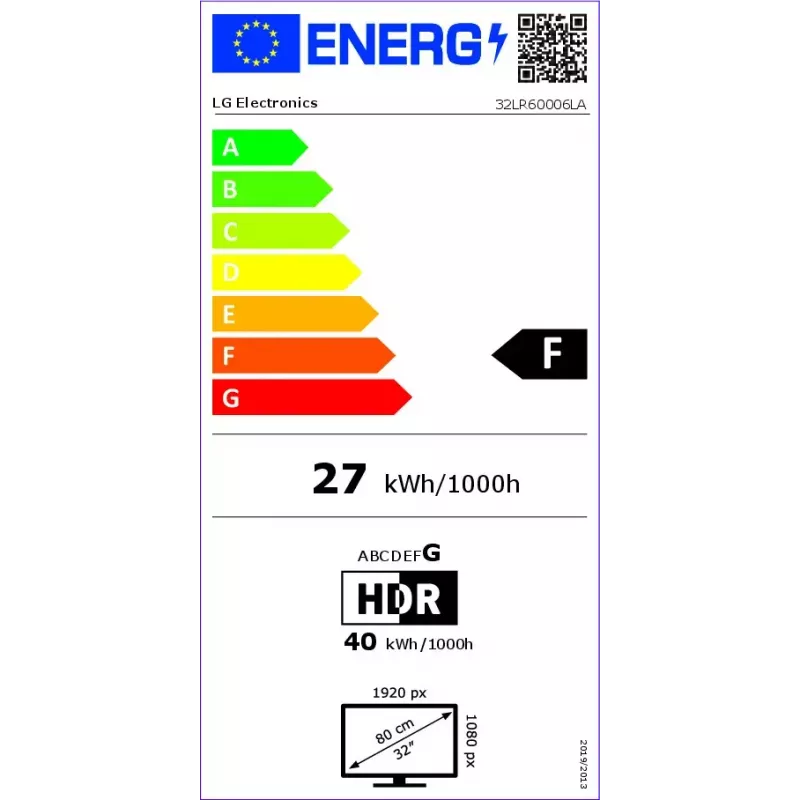 LG 32LR60006LA 81,3 cm (32 tolli) Full HD nutiteler Wi-Fi must