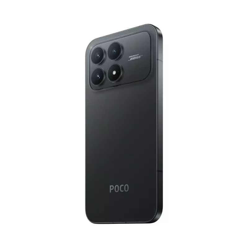 Nutitelefon POCO F8 Pro — 6,59 tolli (16,7 cm) 2510×1156, Qualcomm Snapdragon 8 Elite 3,53 GHz, 12 GB muutmälu, 512 GB, 50 MP kolmik, 6210 mAh, kaks SIM-i, IP68, must
