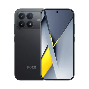 Nutitelefon POCO F8 Pro — 6,59 tolli (16,7 cm) 2510×1156, Qualcomm Snapdragon 8 Elite 3,53 GHz, 12 GB muutmälu, 512 GB, 50 MP kolmik, 6210 mAh, kaks SIM-i, IP68, must