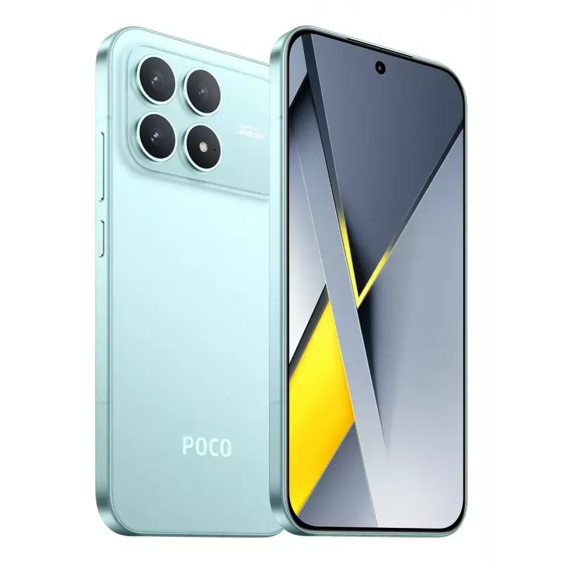 Nutitelefon POCO F8 Pro — 6,59 tolli 2510×1156, Qualcomm Snapdragon 8 Elite 3,53 GHz, 12 GB muutmälu, 512 GB, 5G, kaks SIM-i, 6210 mAh, IP68, sinine