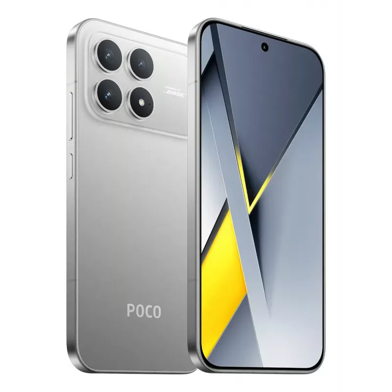 Nutitelefon POCO F8 Pro 6.59 tolli Dual SIM 5G, Snapdragon 8 Elite, 12 GB muutmälu, 512 GB, 6210 mAh, hõbedane/titaan