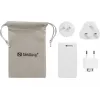 Sandberg 4in1 TravelCharger 65W valge, siseruum, vahelduvvool, 20 V, valge