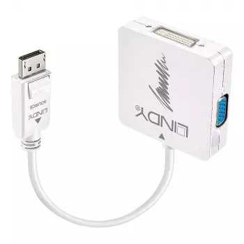 Lindy DisplayPort 1.2 HDMI 1.4, DVI ja VGA aktiivmuundur