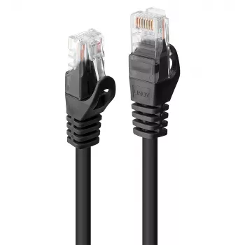 Lindy 48195 võrgukaabel, must, 5 m, Cat6 U/UTP (UTP)