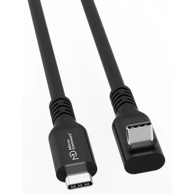 USB-C kuni USB-C kaabel MicroConnect MC-USB3.2CC1-FA — USB 3.2 Gen 2x2, 1 m, must