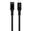USB-C-USB-C-kaabel MicroConnect MC-USB3.2CC4-FA, USB 3.2 Gen 2x2, 20 Gbit/s, 4 m, must