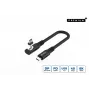 USB4 Gen 3x2 USB-C–USB-C kaabel MicroConnect MC-LS-USB4CC0.15-A — 0,15 m, must