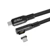 USB4 Gen 3x2 USB-C–USB-C kaabel MicroConnect MC-LS-USB4CC0.15-A — 0,15 m, must