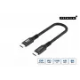 Microconnect USB4CC015 USB-kaabel USB4 Gen 3x2 0,15 m USB C Must